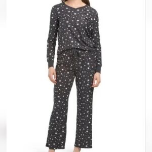Jaclyn Intimates Women's Stars Pj Set, Medium